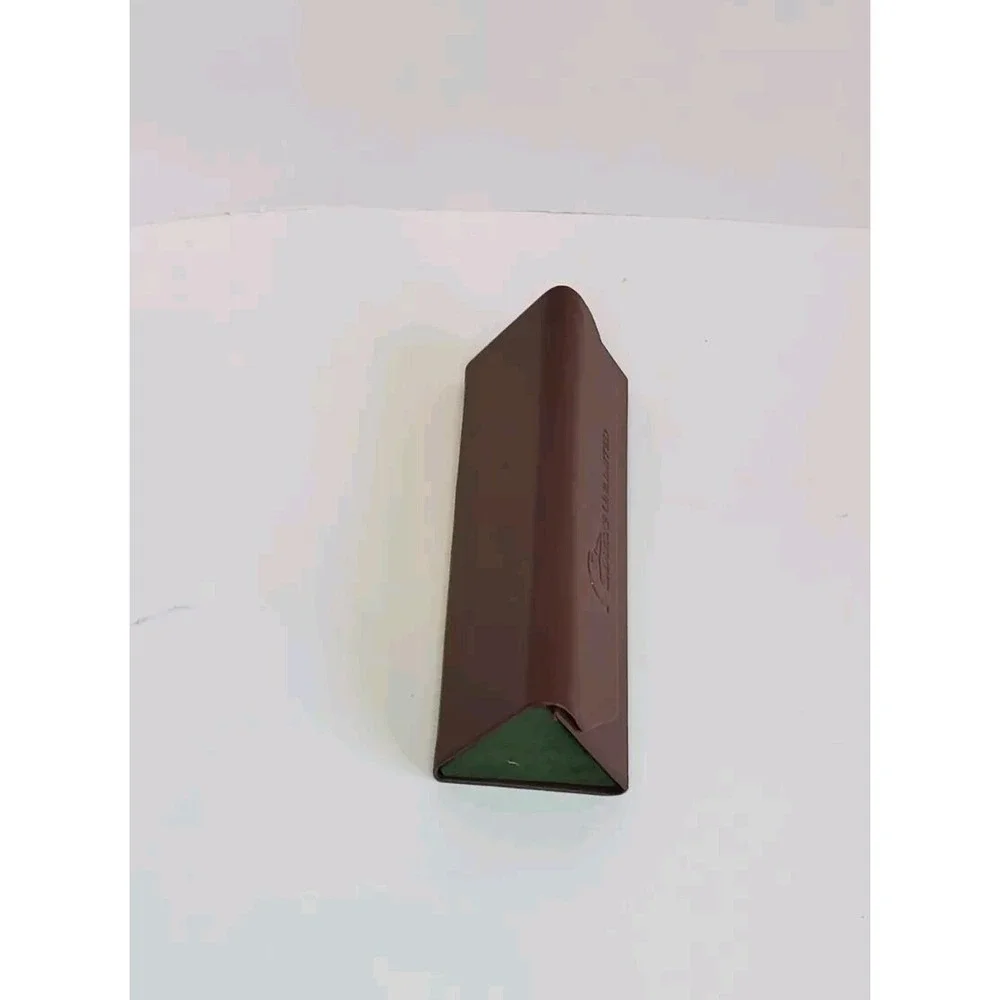 Glasses Case (only)-Ducks Unlimited-triangle,brown And‎ Green magnetic closure